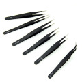 Anti Static Tweezers Stainless Steel Tweezers Set for BGA Work Repair Tool ESD-10,11,12,13,14,15