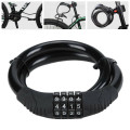 Bike Password Lock Anti-Theft Combination Number Code Bicycle Lock Steel Cable Chain Security Safety Lock Bike Cycle Accessories