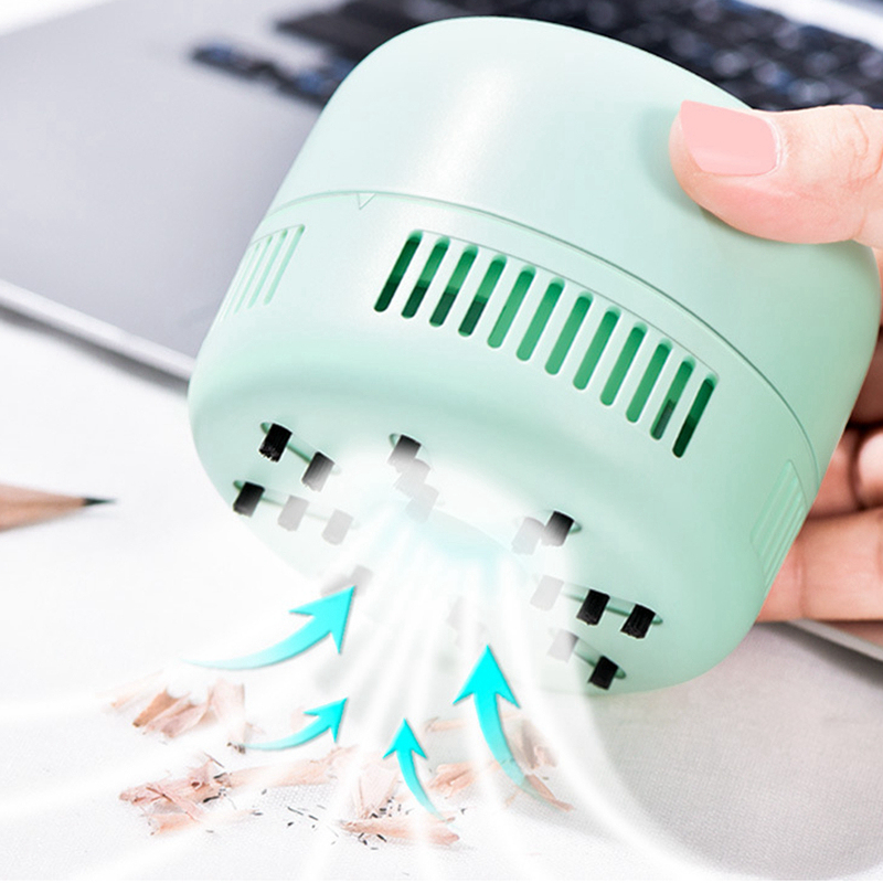 Portable Mini Vacuum Cleaner Desktop Debris Cleaning Student Charging Wireless Handheld Keyboard Cleaner