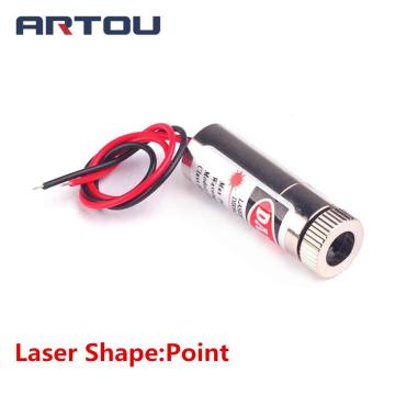 1PCS 650nm 5mW Red Point Laser Line Module Glass Lens Focusable Industrial Class