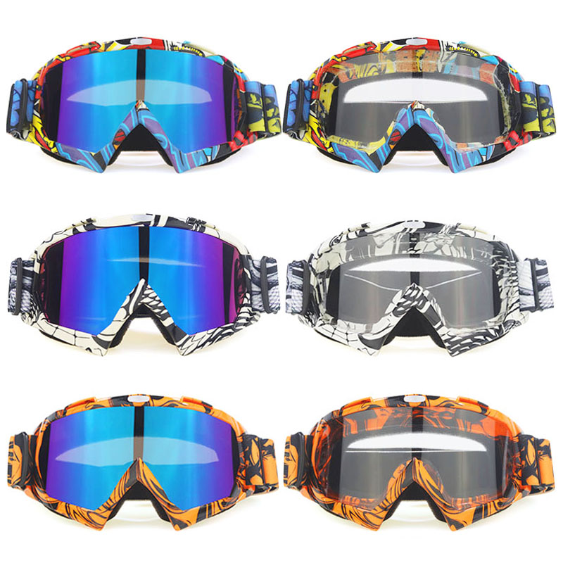 Motocycle Goggles Outdoor Motorcycle Goggles Cycling Off-Road Ski Sport ATV Dirt Bike Racing Glasses for Fox Motocross Goggles