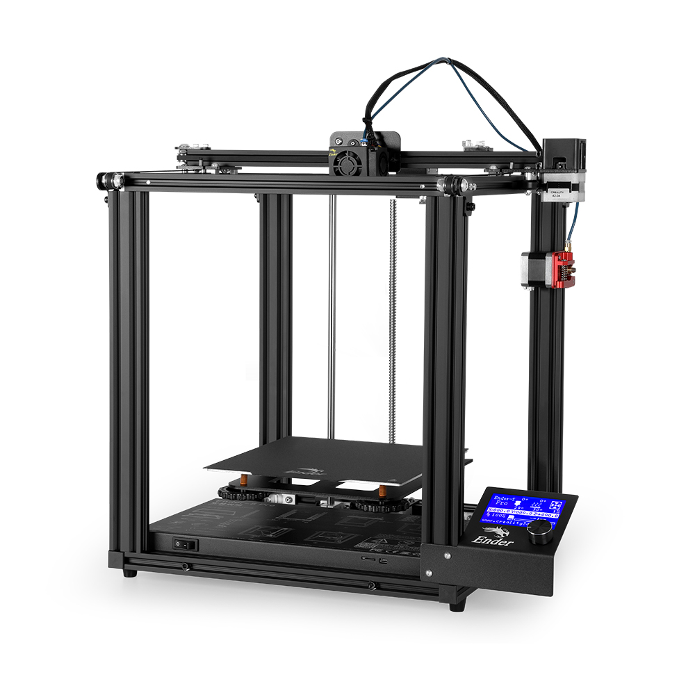CREALITY 3D Printer New Ender-5 Pro Silent Board Pre-installed Magnetic Build Plate Power off Resume Printing Enclosed Structure
