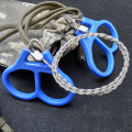 1pcs/2pcs Emergency Gear Stainless Steel Wire Saws Outdoor Camping Hiking Manual Hand Steel Chain Saws Survival Tools