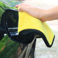 1pc Thickened Car Cleaning Towel Double Sided High Density Microfiber Coral Velvet Cloth Wiping Absorbent 30*30/30*40/30*60cm