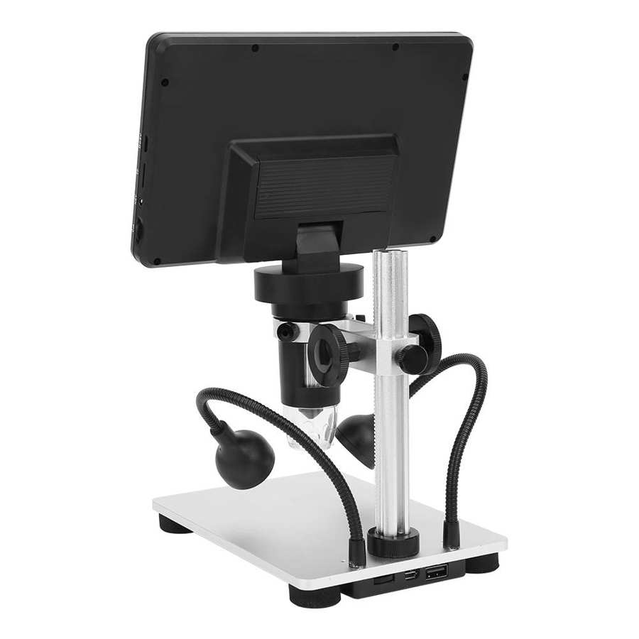 DM9 7in 8LED Magnifier Electronic Auto 1200x 12MP 5M 10M 8M Industrial Microscope 1080P HD LCD Digital Screen Supporting 2G+IR