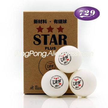 Friendship 729 3 Star PLUS Table Tennis Ball Seamed ABS Plastic 40+ Original 729 3-STAR Ping Pong Balls