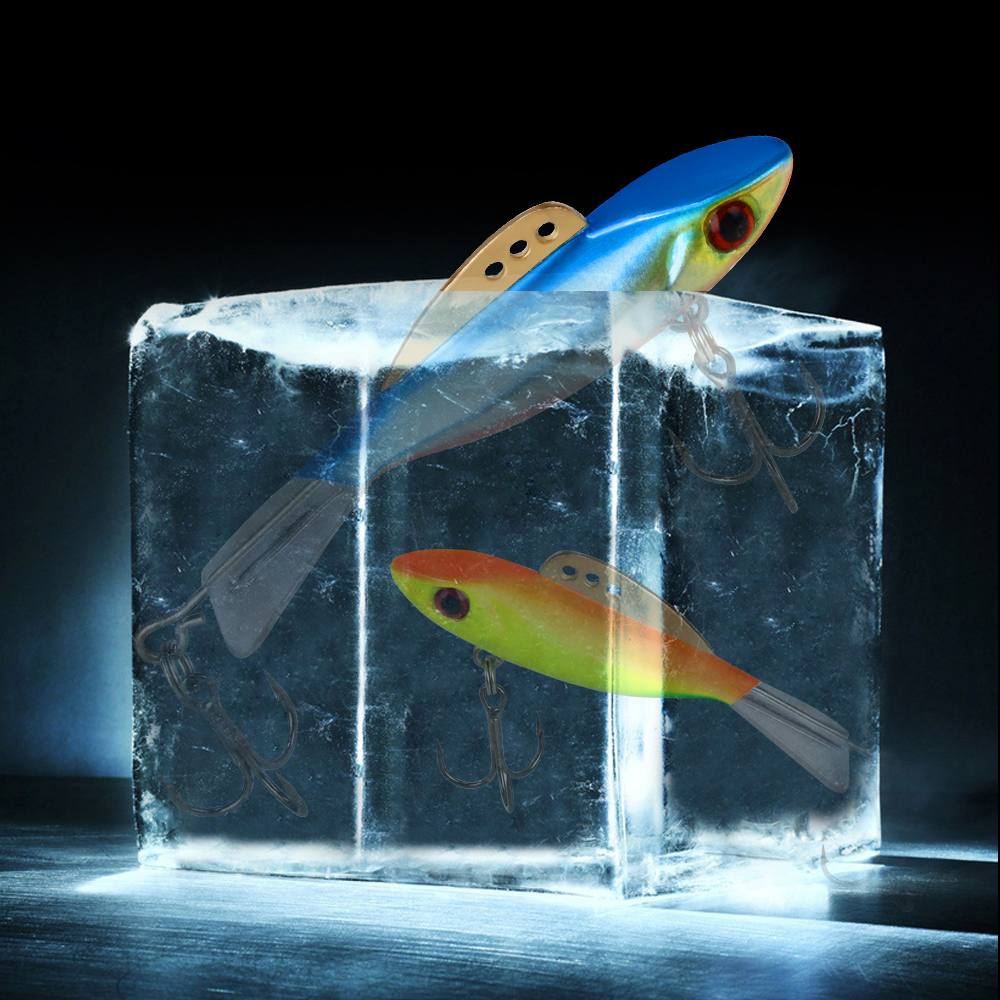 FISH KING Winter Ice Fishing Lure Balancer 3D Eyes Jig Bait Hard Lure Jigging Balanced Fishing Bait For Catching Perch and Pike