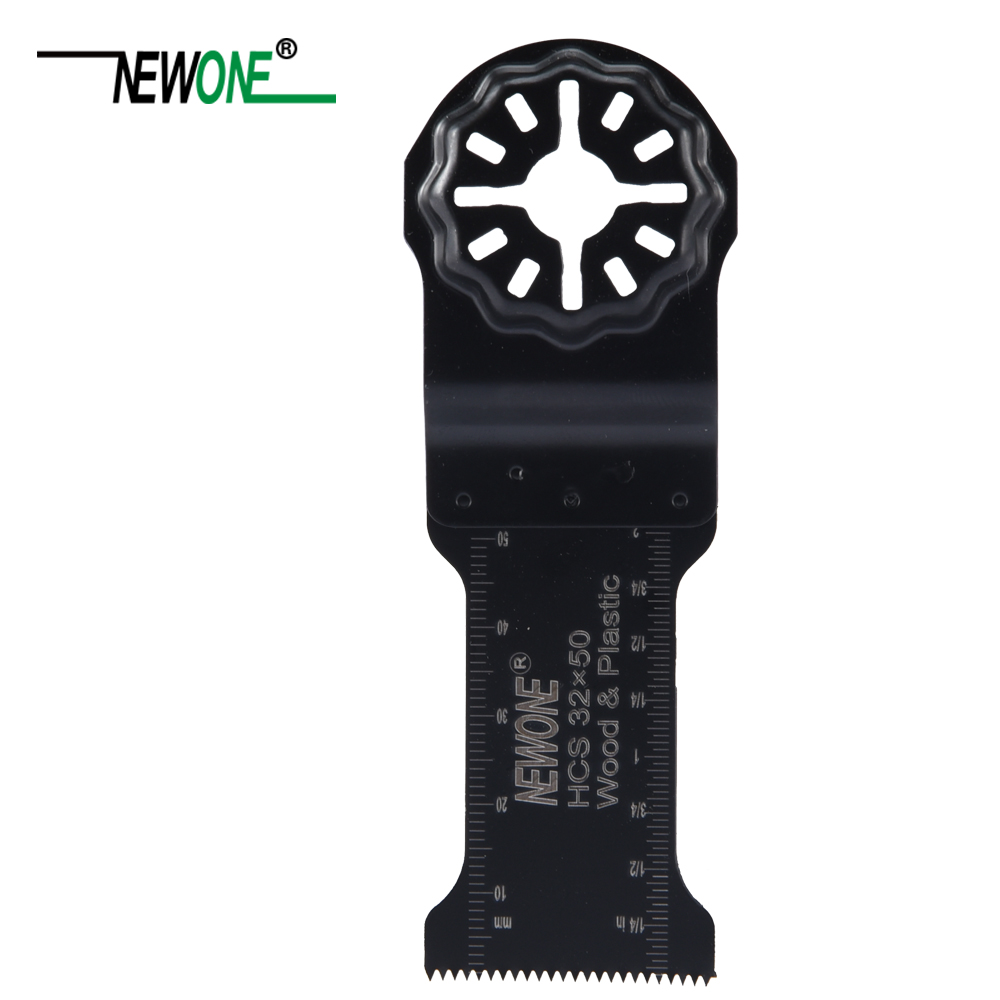 NEWONE HCS 32*50MM Length Starlock Saw Blades fit Power Oscillating Tools for Cut Wood Plastic Metal Remove Carpet Nails more