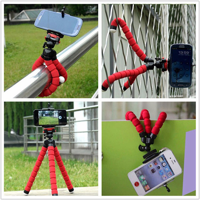 Mini Mobile Phone Holder Flexible Octopus Tripod Bracket for iPhone Samsung Xiaomi Huawei Camera Selfie Stand Monopod for Gopro