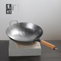 Wok Traditional Handmade Household Chinese Healthy Uncoated Uniformly Heated Non-stick Pan With A Pointed Bottom Easy To Clean