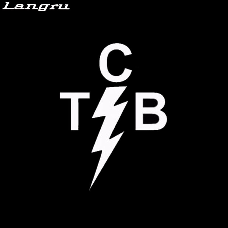 Langru Car Stying Elvis Tcb Taking Care Of Business Car Window Decal Truck Sticker Jdm