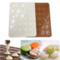 Silicone Macaron Pastry Oven Baking Mould Sheet 30-Cavity DIY Mold Baking Mat Silicone Baking Mat Bakery Tools Kitchen Supplies
