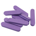 20pcs/lot Mini Nail Buffer File 100/180 Purple Sponge Sandpaper Nail Art Salon Polishing Grinding Manicure Pedicure File Sets
