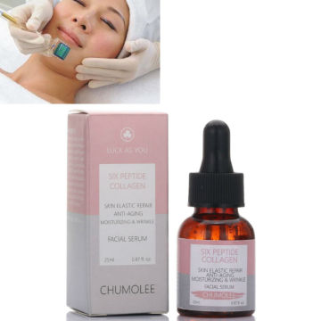 Chumolee Six Peptides Serum 25ml Anti-aging Wrinkle Essence Whitening Firming Moisturizing Skin Care Facial Serum