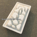 DIY Antique Wall Flower Window Mould Garden Pavement Plastic Path Mould Paving Cement Stone Brick Mould Tool White 60X30X8cm