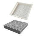 Garden Walk Pavement Mold DIY Manually Paving Cement Brick Stone Road Concrete Molds Path Maker Reusable DIY Manually Paving FDH