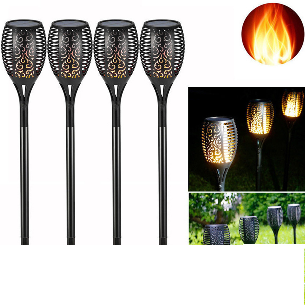 LEADLY LED Solar Flame Light Lamp Waterproof Garden Decoration Landscape Lawn Lamp Path Lighting Torch Home Outdoor Spotlight