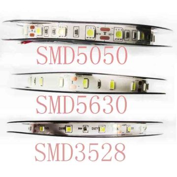 12V led strip 5M RGB LED Strip Light Flexible High Quality 3528 5050 5630 Warm Cool White RGB 300 led SMD Not /waterprooft