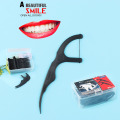 50 Pcs Bamboo Charcoal Dental Floss Teeth Sticks Tooth Picks Interdental Brush Teeth Clean Dental Floss Stick Toothpick Flosser