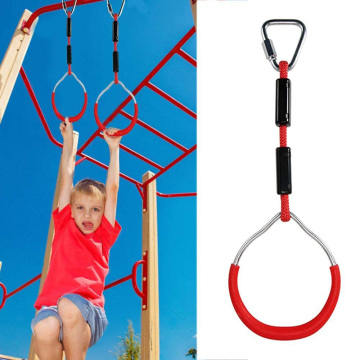 Outdoor Swing Bar Rings Gymnastic Ring Climbing Hanging Rings Swings Accessories Children Climbing Equipment Playground For Kids