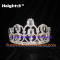 3inch Clear Diamond Pageant Crowns