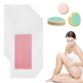 10pcs Hair Removal Wax Strips & 3 Styles Depilation Sponge Sets Professional Rapid Hair Remove Tools Lightening Smooth Care