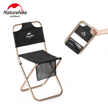 Naturehike Camping Chair Outdoor Fishing Chair Backrest Picnic Chair portable Aluminum Folding Lightweight High Back Beach Chair