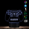 Custom Gamer Name 3D LED Table Night Light Games Console Design Table Lamp Optical illusion Novelty Light 7 Colors Changing