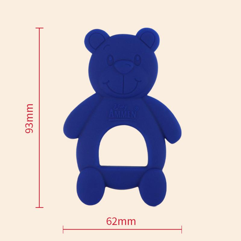 Silicone Baby Teethers Cute Bear Shape Kids Teethers Safety Children Teething Infants Chewing Toys Newborn Teeth Care Bebe