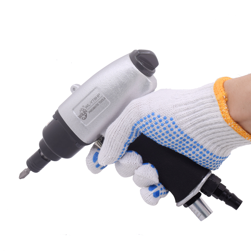 Powerful Pneumatic Screwdriver Tool 1/4" Impact Screw Driver Gun Pistol Grip Reversible Air Screwdriver 9000rpm 60N.m Torque