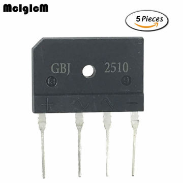 MCIGICM 5PCS 25A 1000V diode bridge rectifier gbj2510