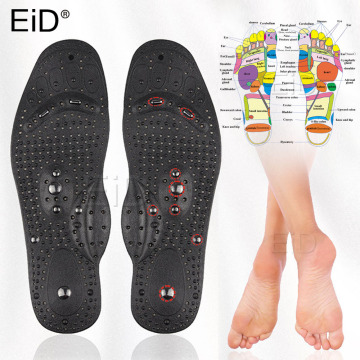 EiD Silicone Gel Magnetic Therapy Insoles for Slimming Weight Loss Arch Support Shoes Pads for Men Women Massage Foot Care Sole