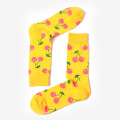 Yellow cherry socks