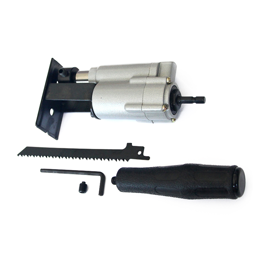 Drill Reciprocating Saw Attachment Change Electric Drill into Reciprocating Saw Jig Saw Woodworking Saw Cutter Wood Cutting Saw