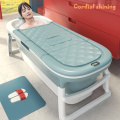 Cordial Shining Adult 1.52M Bathtub Temperature Display Foldable Portable Thickened Large Household Bath Barrel