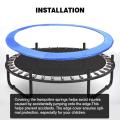 3.05/3.66m Universal PVC Round Trampoline Replacement Safety Pad Spring Cover Long Lasting Trampoline Pad Edge Protection Cover