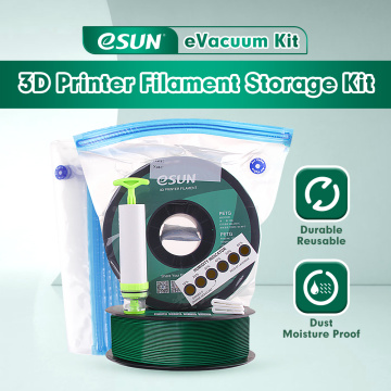 eSUN Storage Bag Kit 3D Printing Silk PLA PETG TPU Filament Sealed Vacuum Keep Dry Avoid Moisture for 3D printer spools