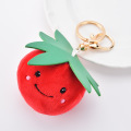 1PC Big Summer Fruit Key Chain Apple Watermelon Pitaya Pineapple Kiwifruit Key ring Key Food Holder Fresh Fruit Keychain