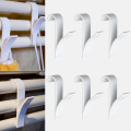 High Quality Hanger For Heated Towel Radiator Rail Clothes Hanger Bath Hook Holder Percha Plegable Scarf Hanger white 6pcs