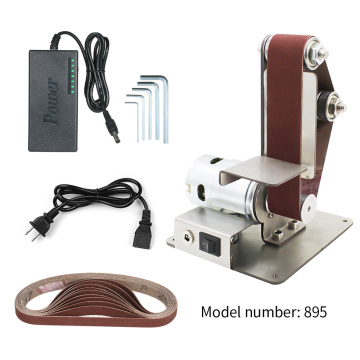 Vertical Mini belt sander polisher Machine DIY Polishing sanding Machine Fixed-angle Sharpener Table Cutting Edge Machine
