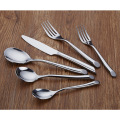 Stainless Steel Cutlery Dinner Knife Fork Tablespoon Dinnerware Set Service 6Person Restaurant Metal Silver Tableware Cubiertos