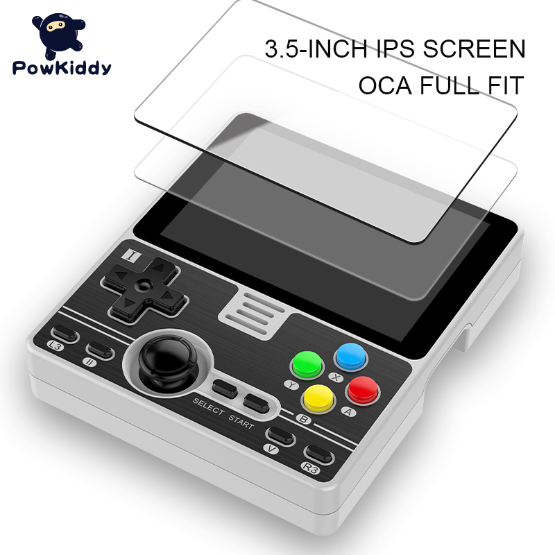 POWKIDDY New RGB20 3.5 " IPS Full-Fit Screen Built-in Wifi Module Multiplayer Online RK3326 Open Source Handheld Game Console