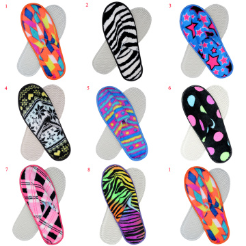 New Hotel Thick Non-slip Slippers Travel Room Toiletries Flip Flop Slippers Harajuke DIY Striped Plaid Slippers Winter Warm Shoe