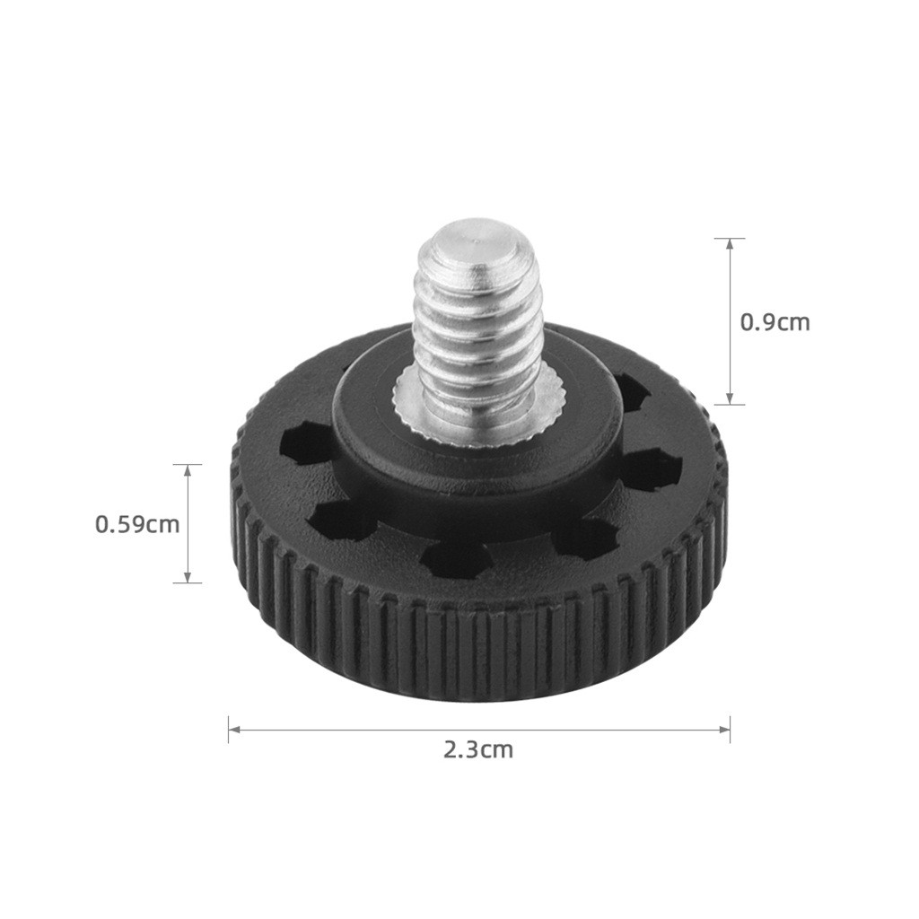 Thumb Screw Camera Quick Release 1/4 inch Thumb Screw L Bracket For camera Screw Mount Adapter Bottom 1/4 inch Female Thread