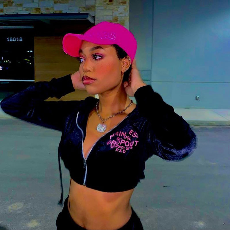 Zipped Velvet Track Suit For Ladies