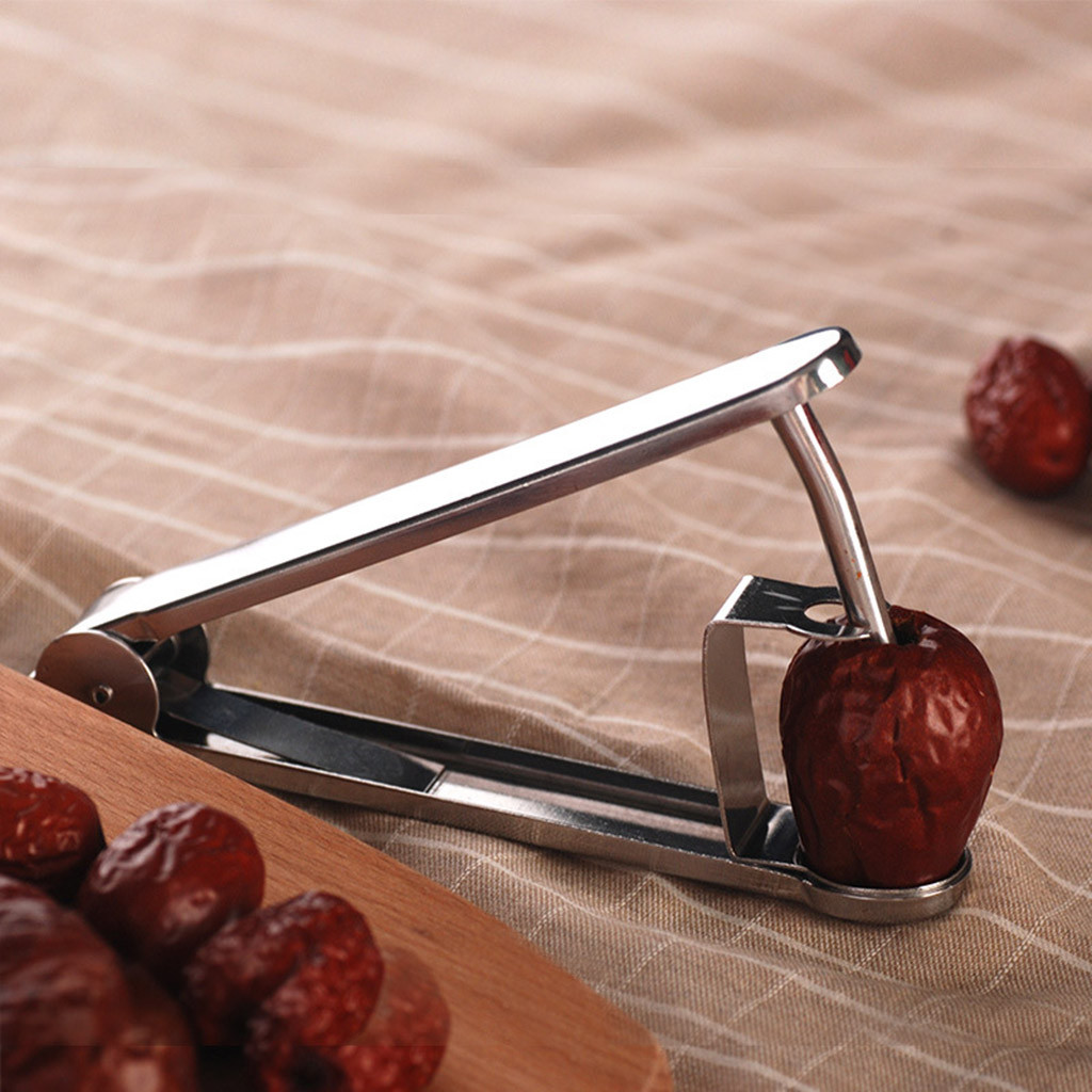Fruit Olive Pitter Tool Seed Handheld Kitchen Fruit Remover Kit Machine Kitchen Gadget Accessories Cherry Red Dates Seed Rmover