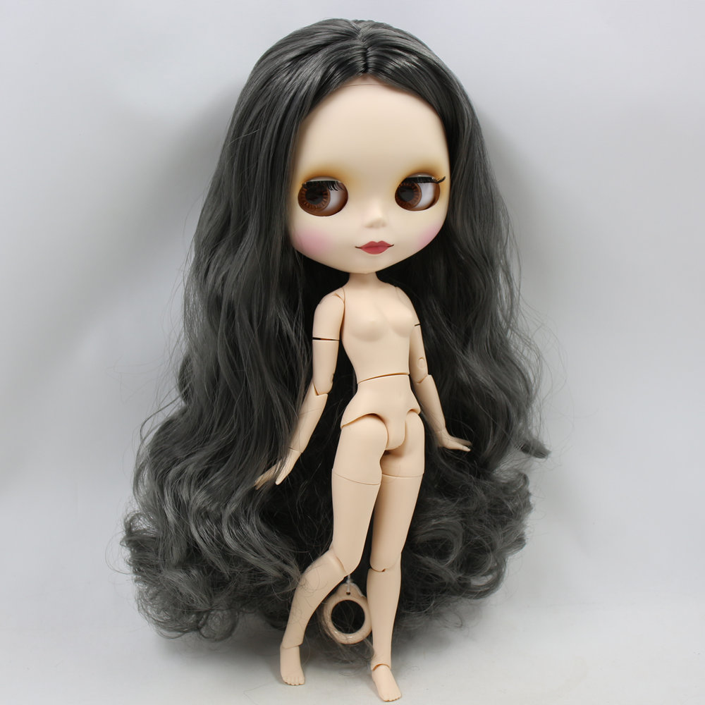 ICY DBS Blyth Doll For Series No. 280BL9016 Joint body Granny Grey hair Matte face 1/6 BJD Toy