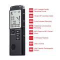 Hot Selling T60 2 in 1 Professional 8GB Time Display Recording Digital Dictaphone Digital Voice Recorder/MP3 player