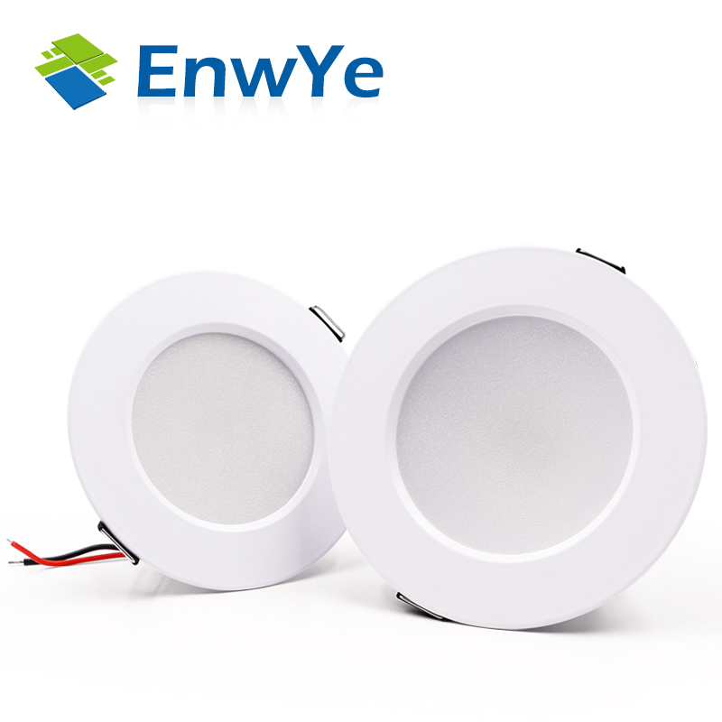 EnwYe LED Downlight Ceiling 5W 7W 9W 12W 15W Warm white/cold white led light AC 220V 230V 240V