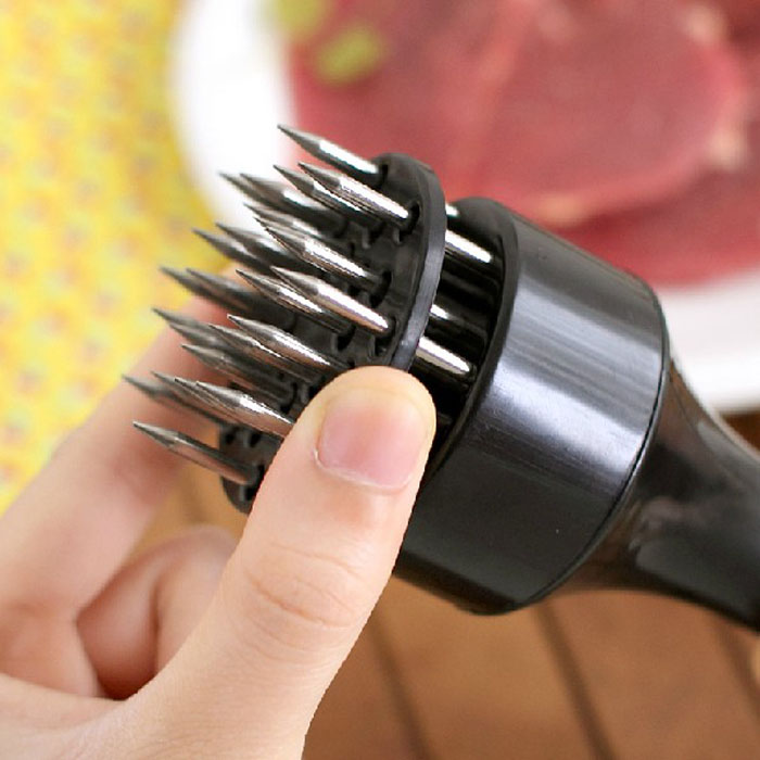 New Profession Meat Tenderizer Needle With Stainless Steel Home Kitchen Portable Cooking Dinner Food Meat Tools